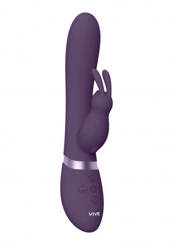 VIVE by Shots - Taka - Inflatable and Vibrating Rabbit Vibrator - Purple