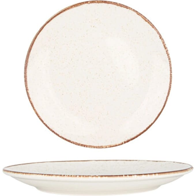 Rinart Dessertbord - Brunilda - Porselein - 17 cm - set van 6