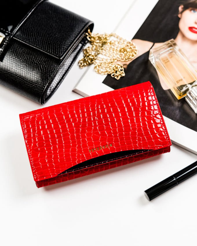 Peterson - Croco Portemonnee - Lakleder - RFID Bescherming - Elegant Design