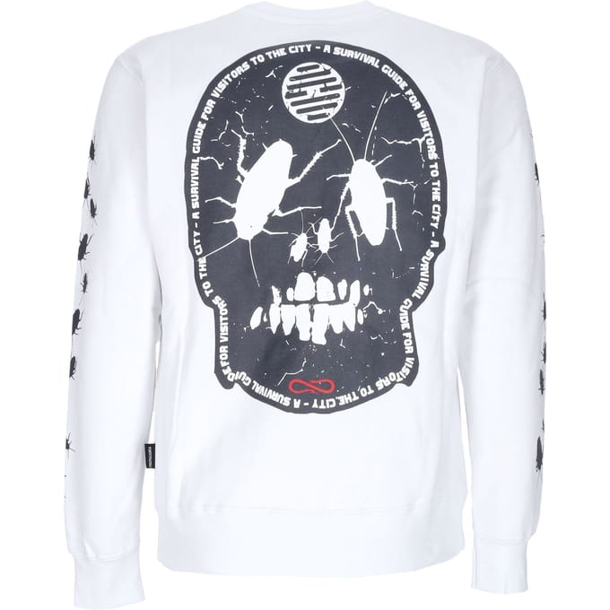 Rank Crewneck herensweater wit