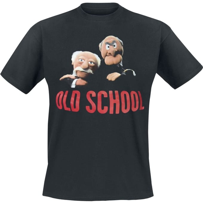 Die Muppets - Disney T-shirt - Old School - M tot 5XL - zwart