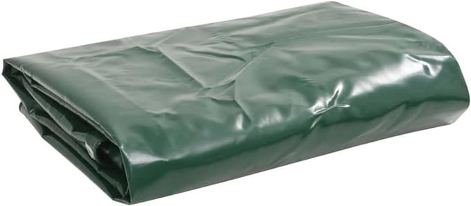 Afdekzeil - Waterdicht zeil - Buiten beschermen - Scheurvast PVC-coating - 5 x 6 meter - Groen