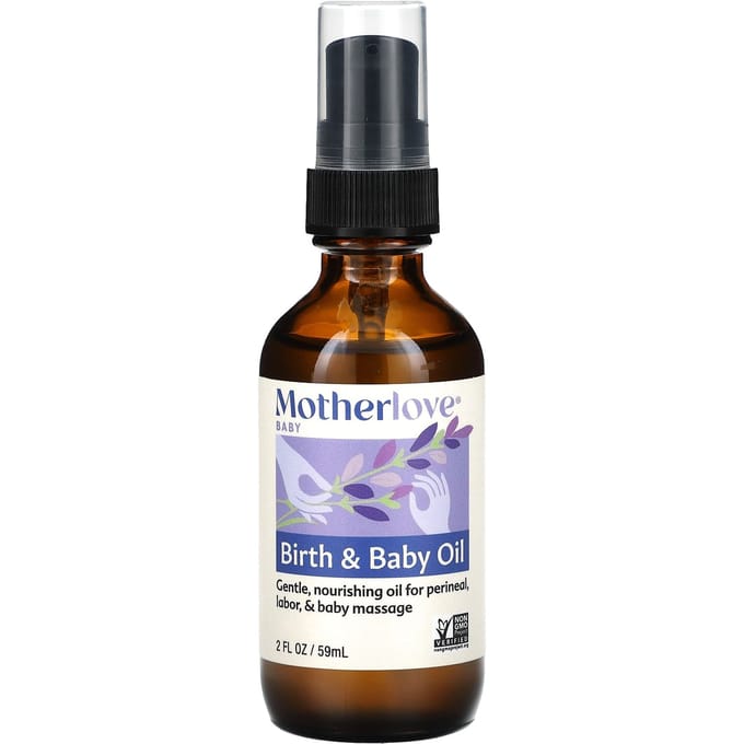 Motherlove, Infant, Maternity and Infant Oil, 2 fl oz (59 ml) black