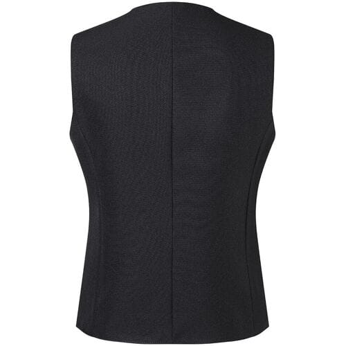 (6 stuks) KARLOWSKY Dames Gilet Basic - Zwart - Maat: M