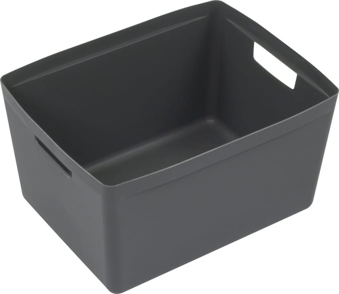 Kangaro opbergbox - opbergdoos - inhoud 28 liter - antraciet