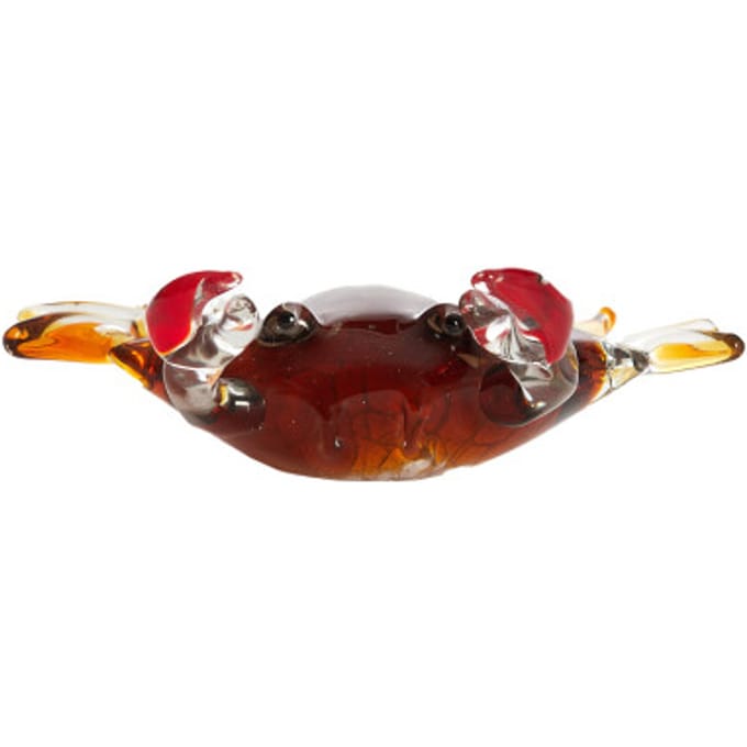 Light & Living - Ornament CRAB - 20x5x6cm - Bruin