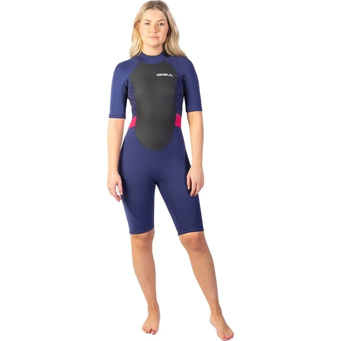 Dames shorty combinatie GUL 3/2 Response Back-Zip