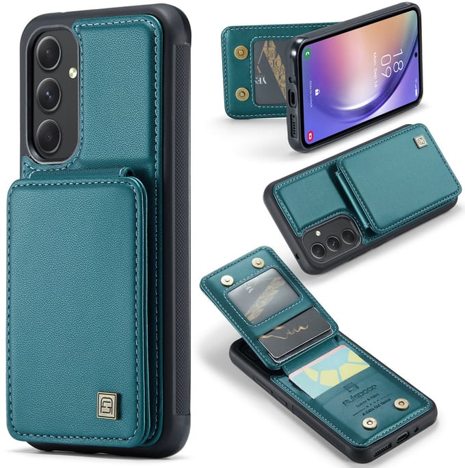 Portemonnee Backcover met RFID-bescherming voor Galaxy S24 FE _ Groen