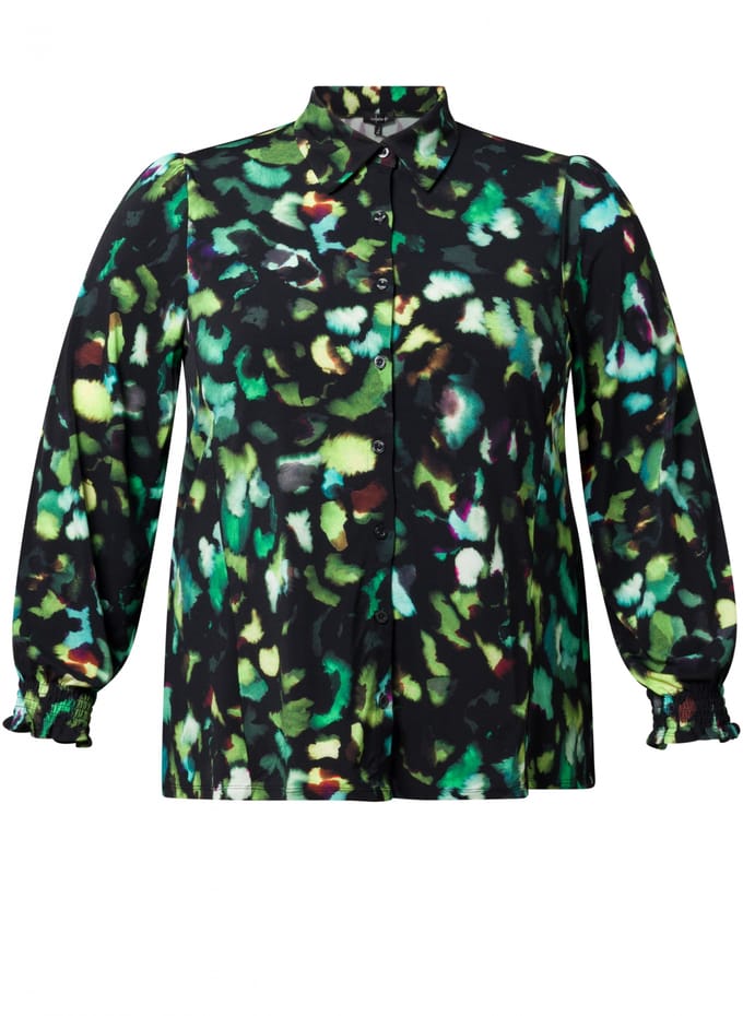 COLLETTA Noelle Tops - Green/Multi-Colour