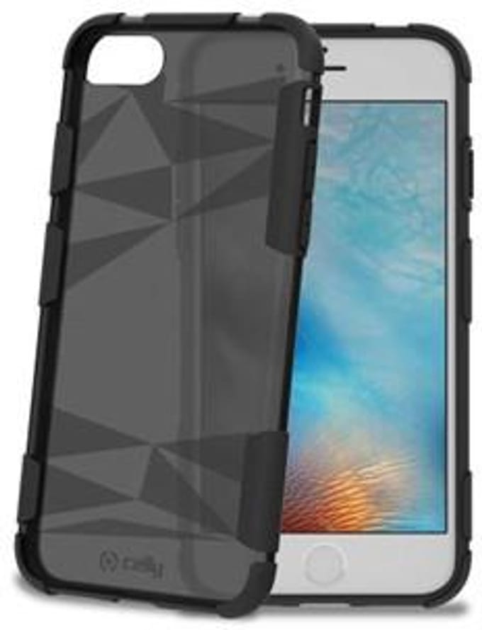 Celly Prysma Cover Apple iPhone 7/8/SE (2020) Zwart