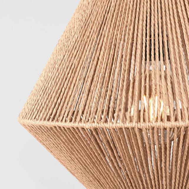 LABEL51 Ibiza Hanglamp - Naturel - Stof - 1-Lichts