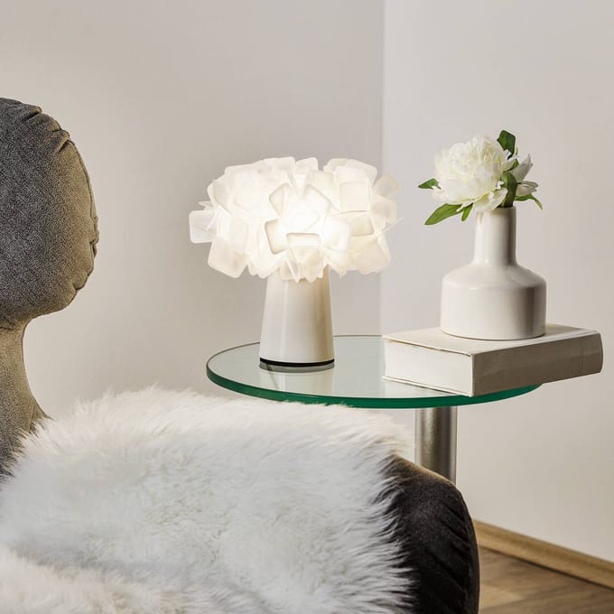 Slamp Clizia - designer-tafellamp, opaal