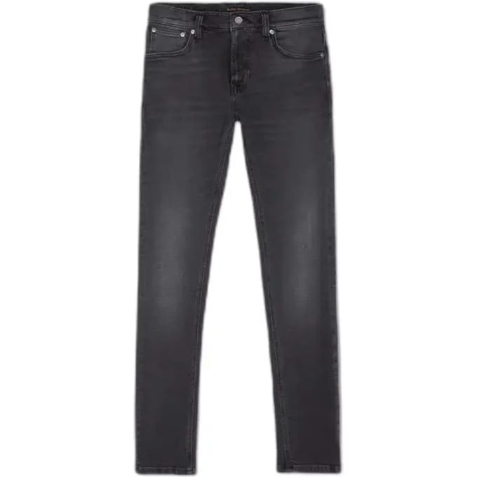 Skinny Jeans Nudie Jeans Tight Terry Black Blizzard