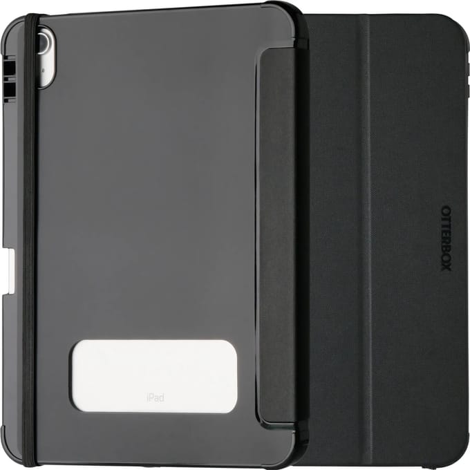 Otterbox React Folio Bookcase + Stylus Houder Tablethoesje - Geschikt voor Apple iPad 10 (2022) - Zwart