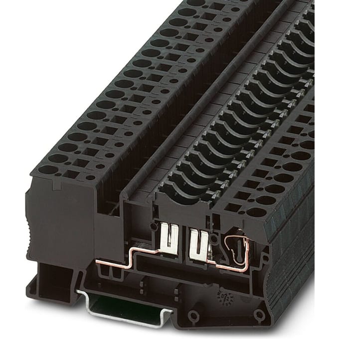 Phoenix Contact 3036372 Zekering-serieklem 8.2 mm Spanveer Zwart 50 stuk(s)
