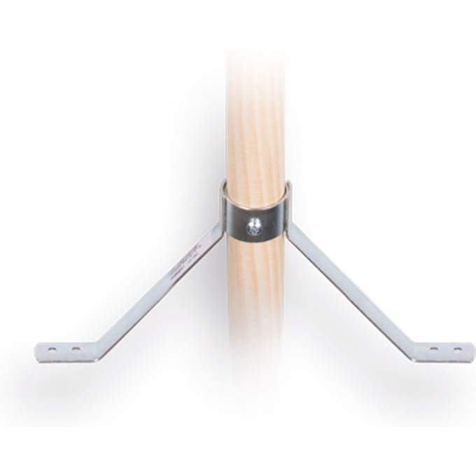 Stokhouder  voor dunne steel  met  diameter  24 mm