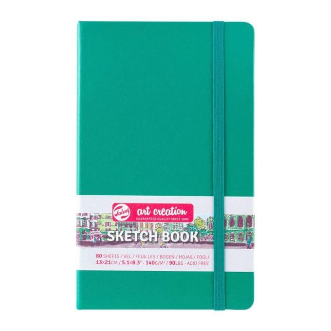 Schetsboek Talens Art Creation 80 vel 140gr 130x210mm woudgroen