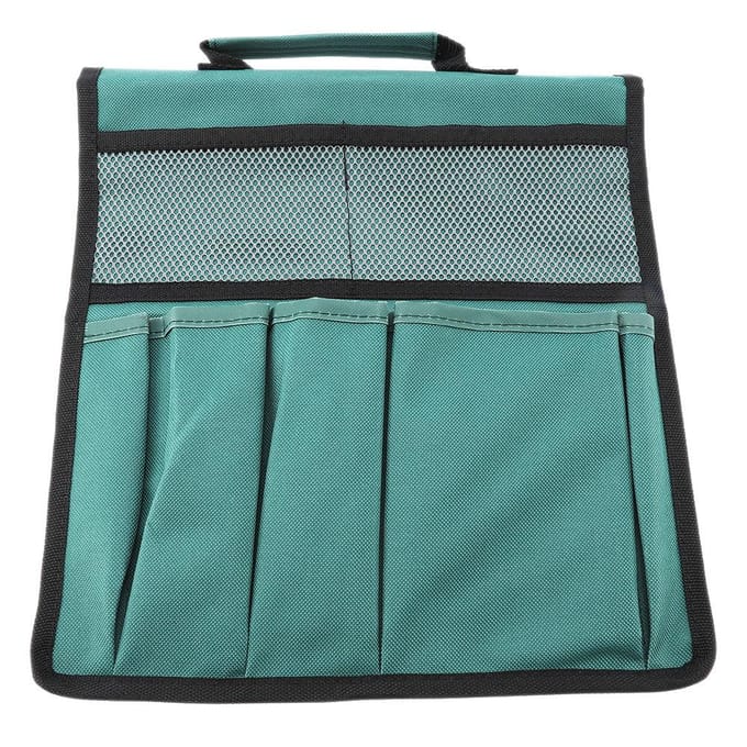 Banc de jardin pliable et portable, sac de rangement pour outils, tabouret (vert) vert