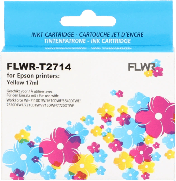 FLWR Inktcartridge / 27XL geel /  geschikt voor Epson