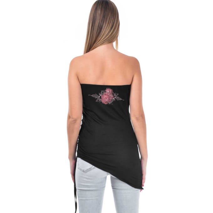 Outer Vision Top - Vibora - S tot XXL - voor Vrouwen - zwart