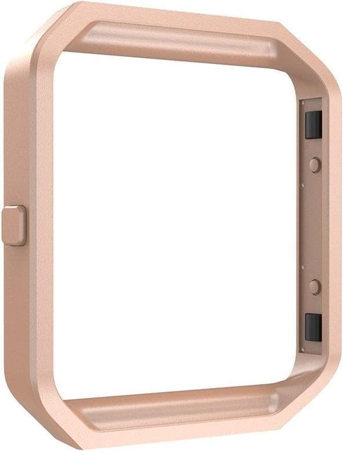 RVS frame - Fitbit Blaze - rose goud - luxe vervanging