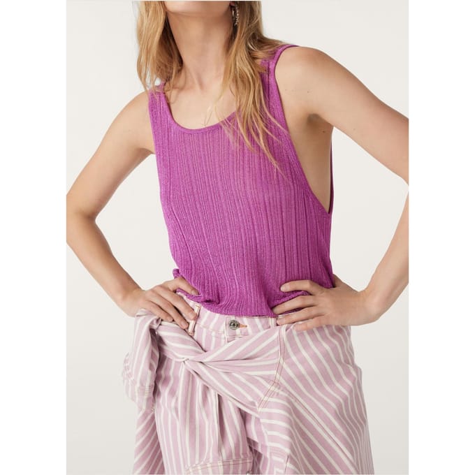 BA&SH Top Zak Rose Größe: L | Tanktops Outlet | Damen | Rosa