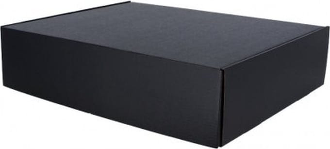 5 x Zwarte Postdozen/ Verzenddozen 31x22x6cm - formaat A4 Cadeaudoos / Geschenkdoos / zwart doosje