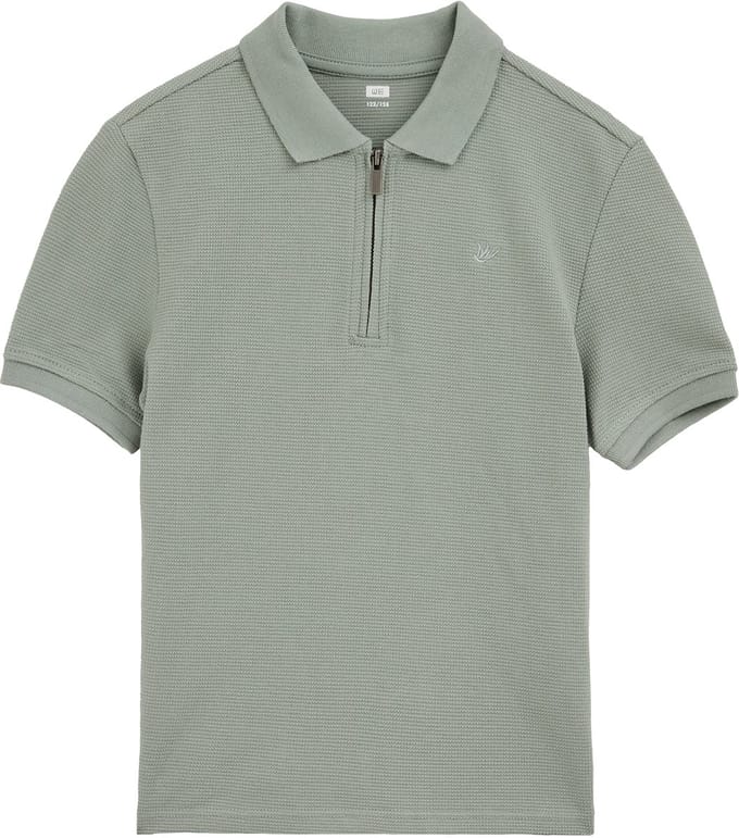 WE Fashion Jongens polo met rits