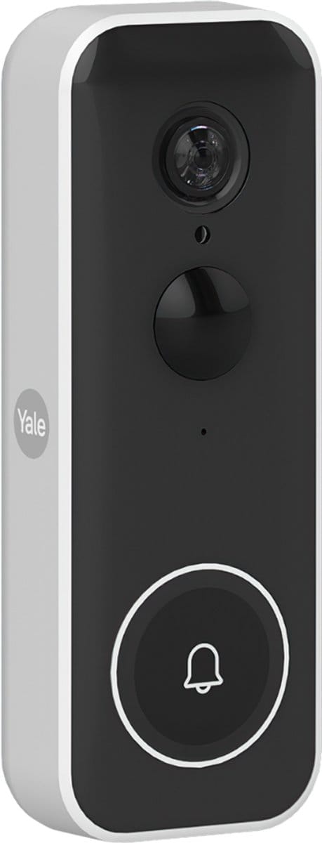 Yale - Slimme Videodeurbel - Wit - Bewegingsopname - Nachtzicht