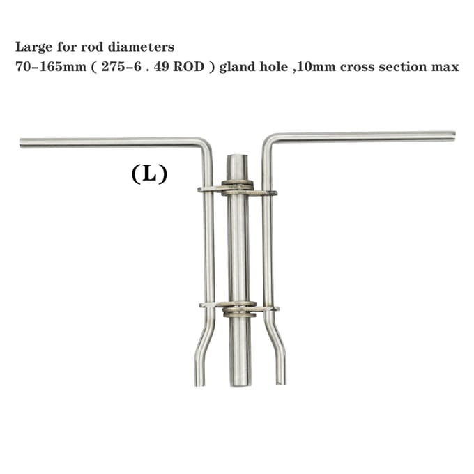 Installatiegereedschap voor afdichting van hydraulische cilinderzuigerstang, voor U-Cup-afdichtingsinstallatiegereedschapsset, afdichting zilver
