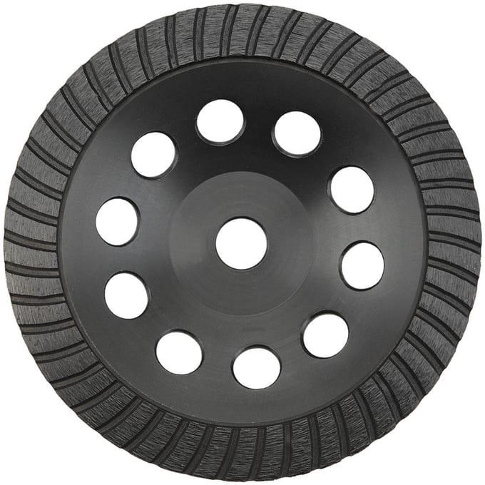 GRAPHITE - Diamantslijpschijf - 125mm - TURBO Segment