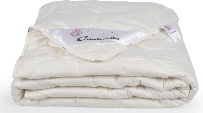 Cinderella Rumba - Wollen - Zomerdekbed - Eenpersoons - 140x220 cm - Wit