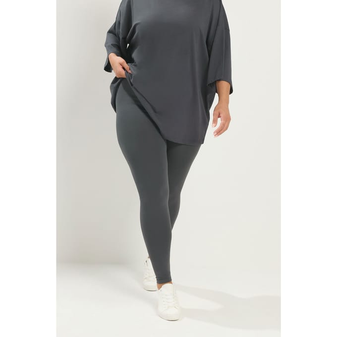 Yours Antracietgrijze Legging Size 58-60