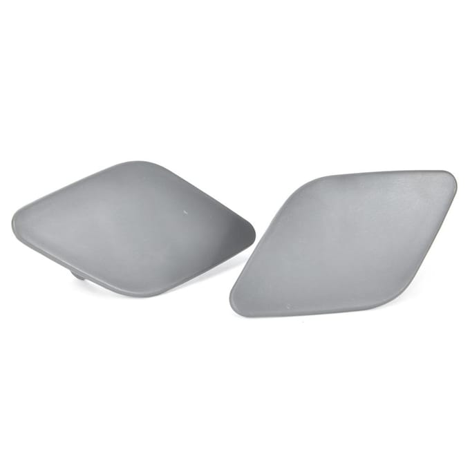2 pièces Cache de lave-phare gauche droit 51657052427 Convient pour X6 E71 E2 2008 2014 gray