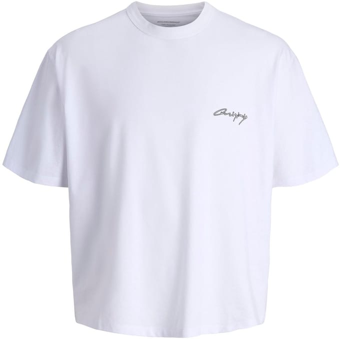 JACK&JONES - JORNOSTALGIA TYPO TEE SS CREW - Heren - T-shirts