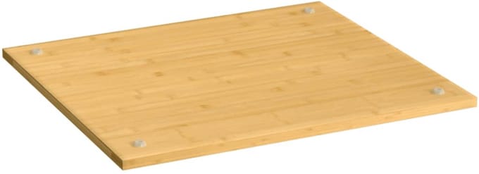 vidaXL - Kookplaatafdekking - 50x56x1,5 - cm - bamboe