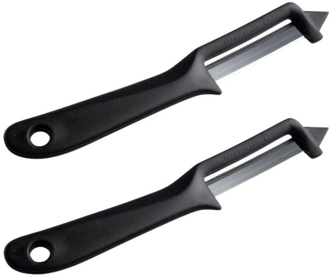 Set van 2 multifunctionele groenteschillers 19 cm Fackelmann Basic