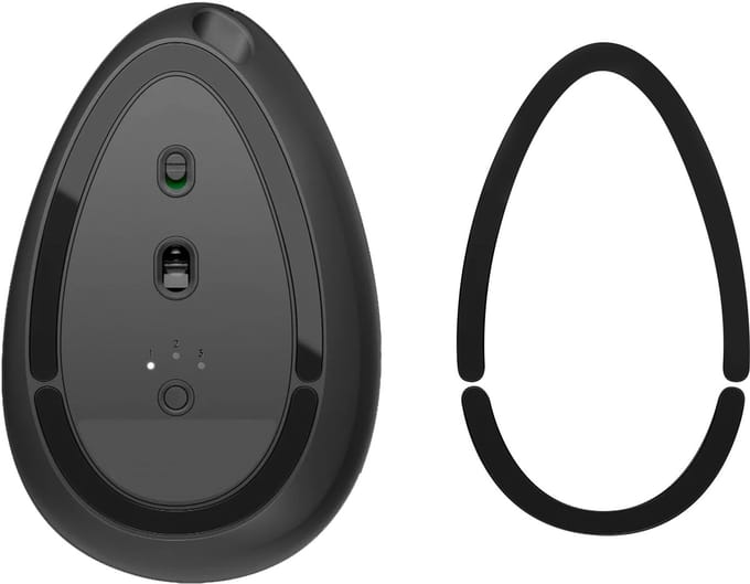 kwmobile muis voeten sticker geschikt voor Logitech MX Vertical - Computermuis glijder - Stickers in zwart