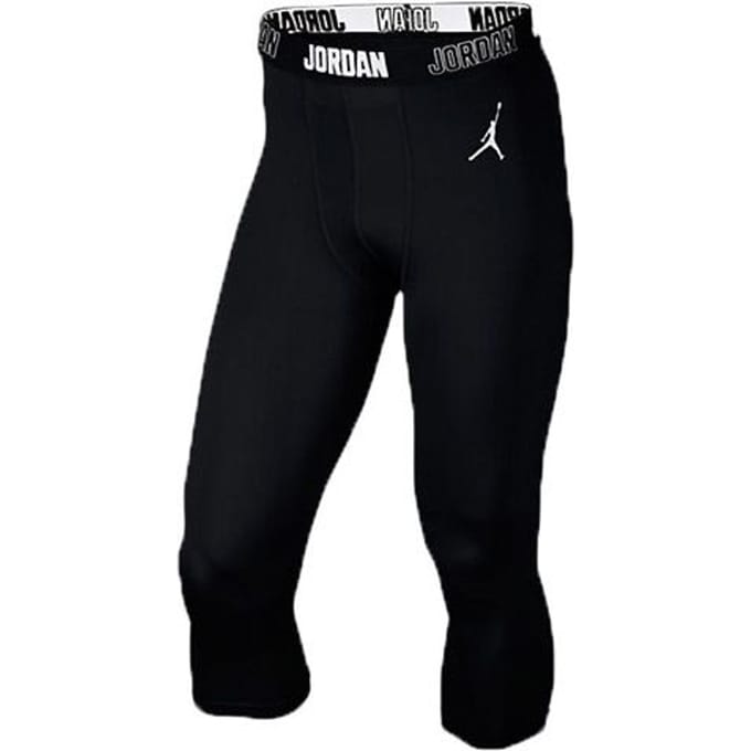 Jordan Pro Compressie Driekwart Trainingslegging Heren Onderkleding Zwart 814656-010 XL black