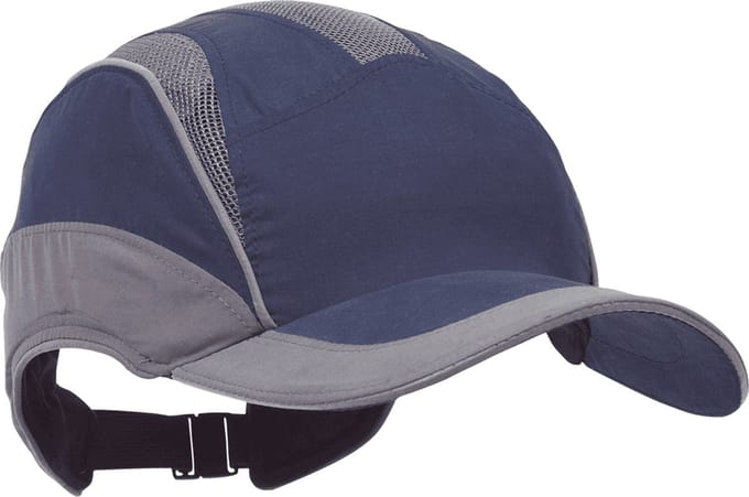 3M First Base 3 veiligheidspet, donkerblauw grijs 70 mm