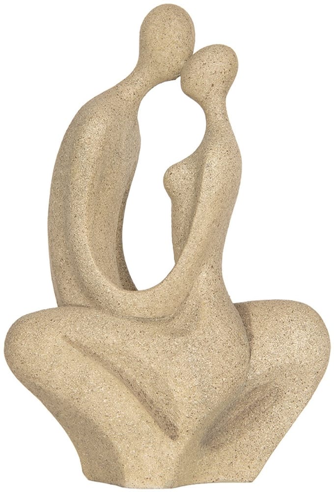 Clayre & Eef Decoratie Beeld 16x8x25 cm Beige Kunststof