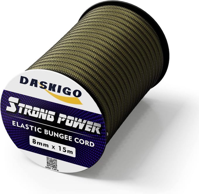 Sterk Elastisch Bungee Koord 8mm voor Kamperen en Bevestigen