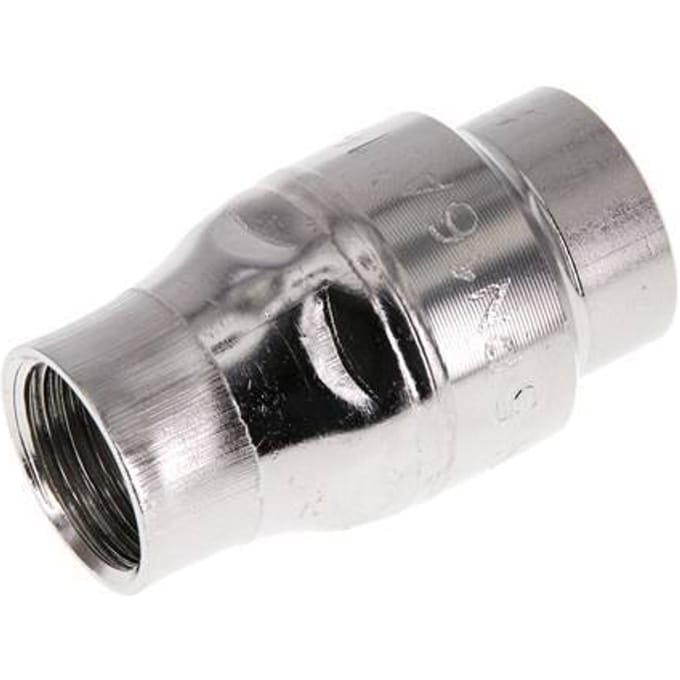 G1/2'' RVS 316 Terugslagklep FKM  (Lichte Veer) 0.03-16bar - CLIS4E - CLIS4E-012