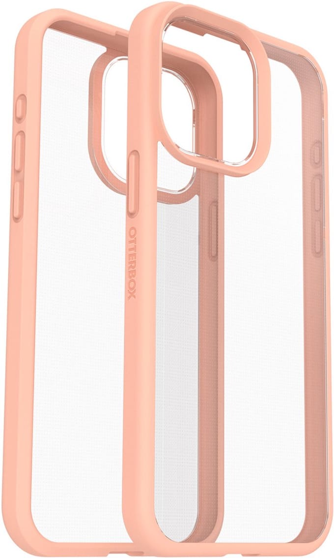 OtterBox React Apple iPhone 15 Pro Max Hoesje Transparant Roze