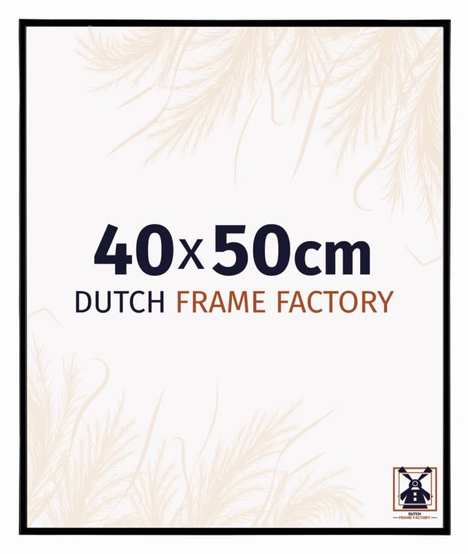 Fotolijst 40x50 cm - Kunststof - Zwart Mat - Easy
