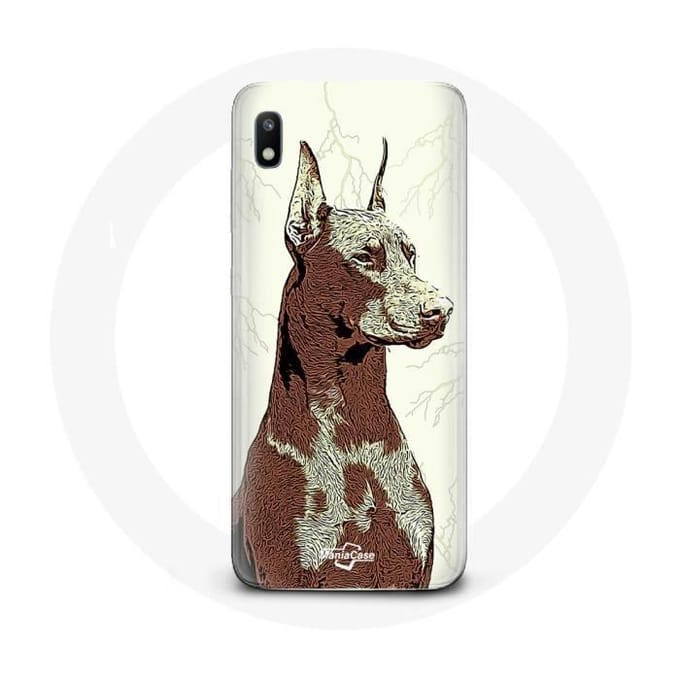 Case voor Samsung Galaxy A10 Doberman hondenras