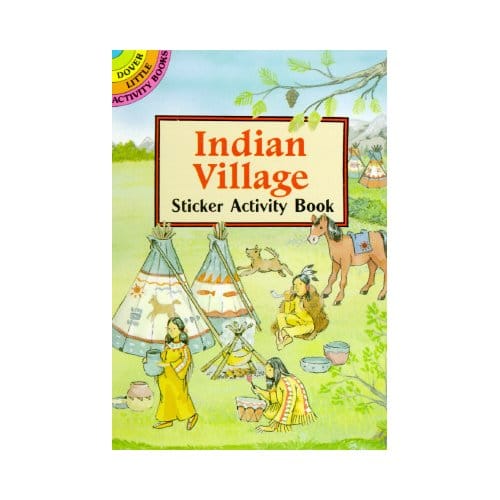 Indian Village Sticker Activity Book - Cathy Beylon