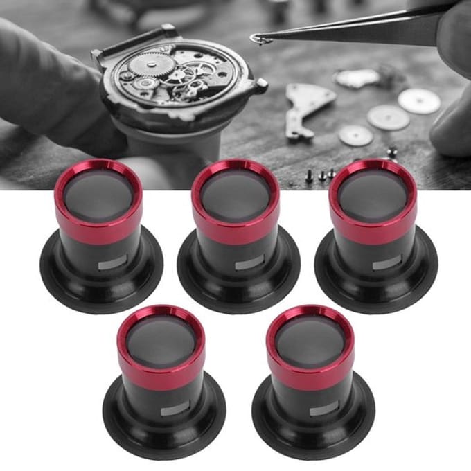 Dailygoody - Horloge reparatie vergrootglas - 5 stuks