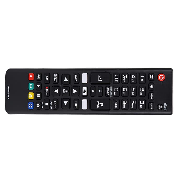 Télécommande de remplacement ABS 3D pour LG AKB75095308 blanc