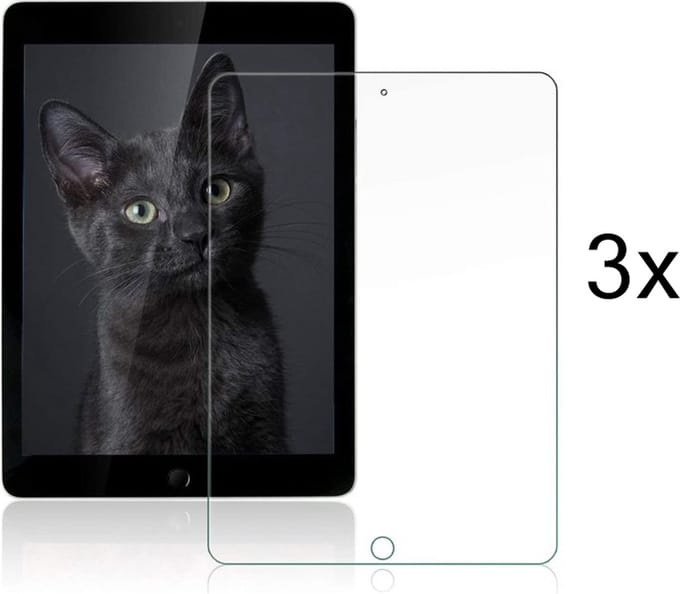 Arara Screenprotector Geschikt voor iPad 5/6 screenprotector - screenprotector iPad 5 - screenprotector iPad 6 - temperd glass iPad 9.7 (2017/2018) - 3 Stuk